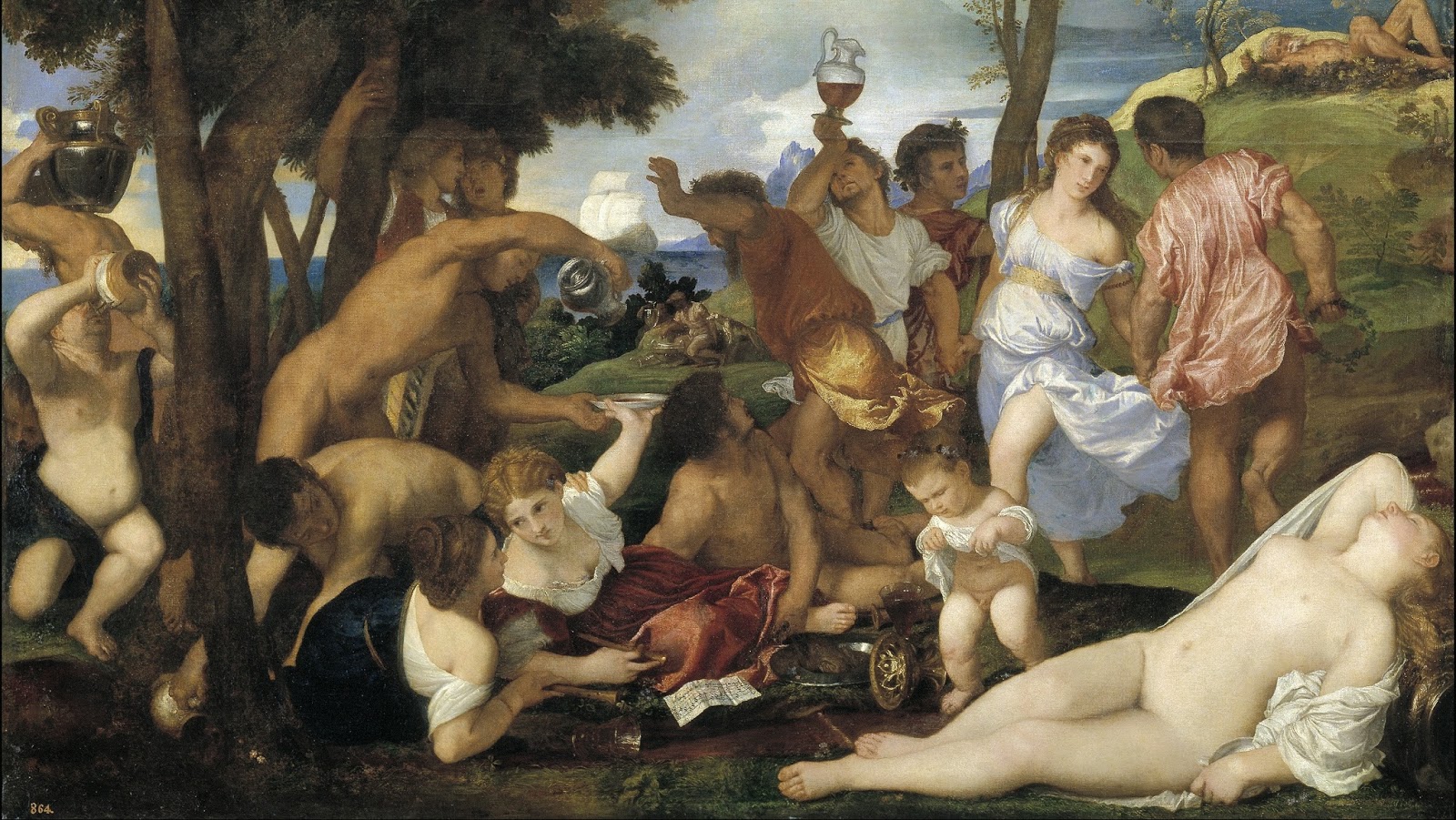 Bacanal de los andrios (Tiziano)